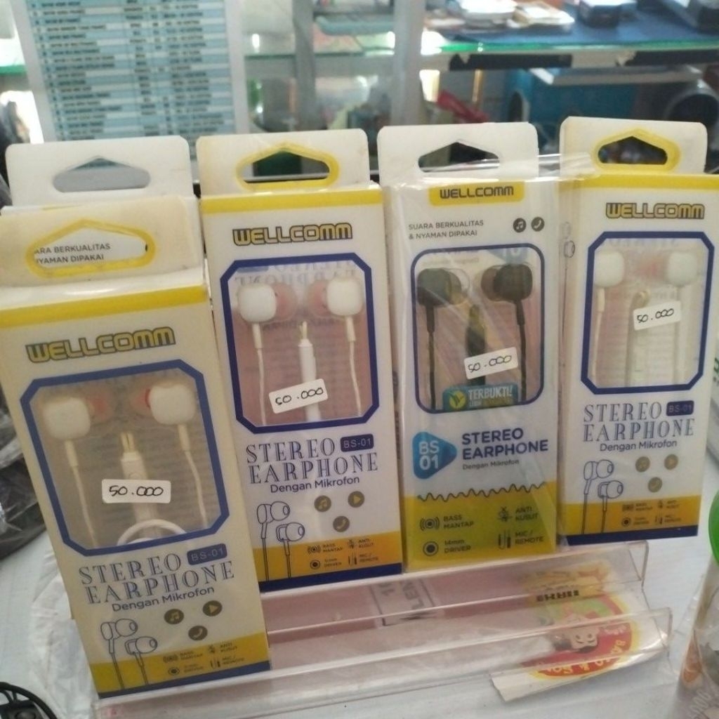 stereo earphone bs-01 wellcomm