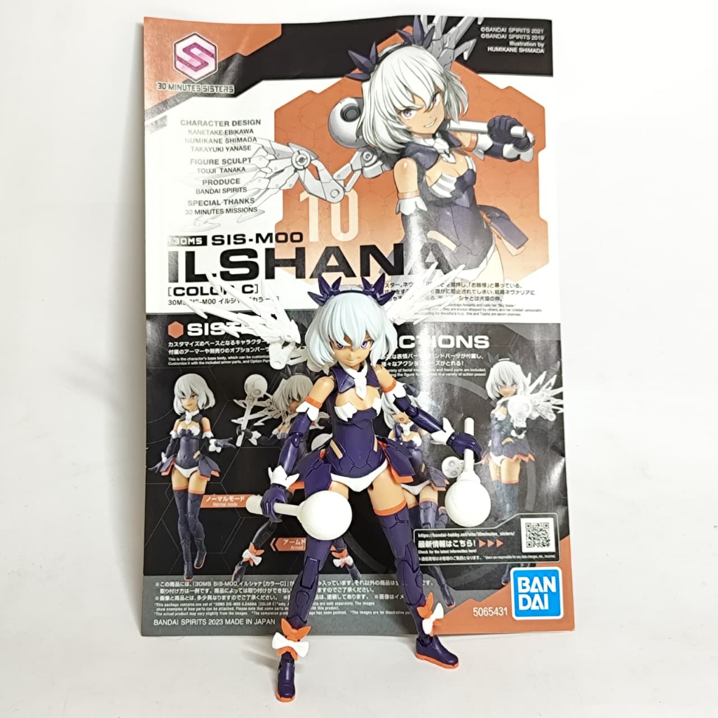 Bandai 30MS Ilshana / Model Kit 30 Minutes Sister 2nd Sudah Rakit X426