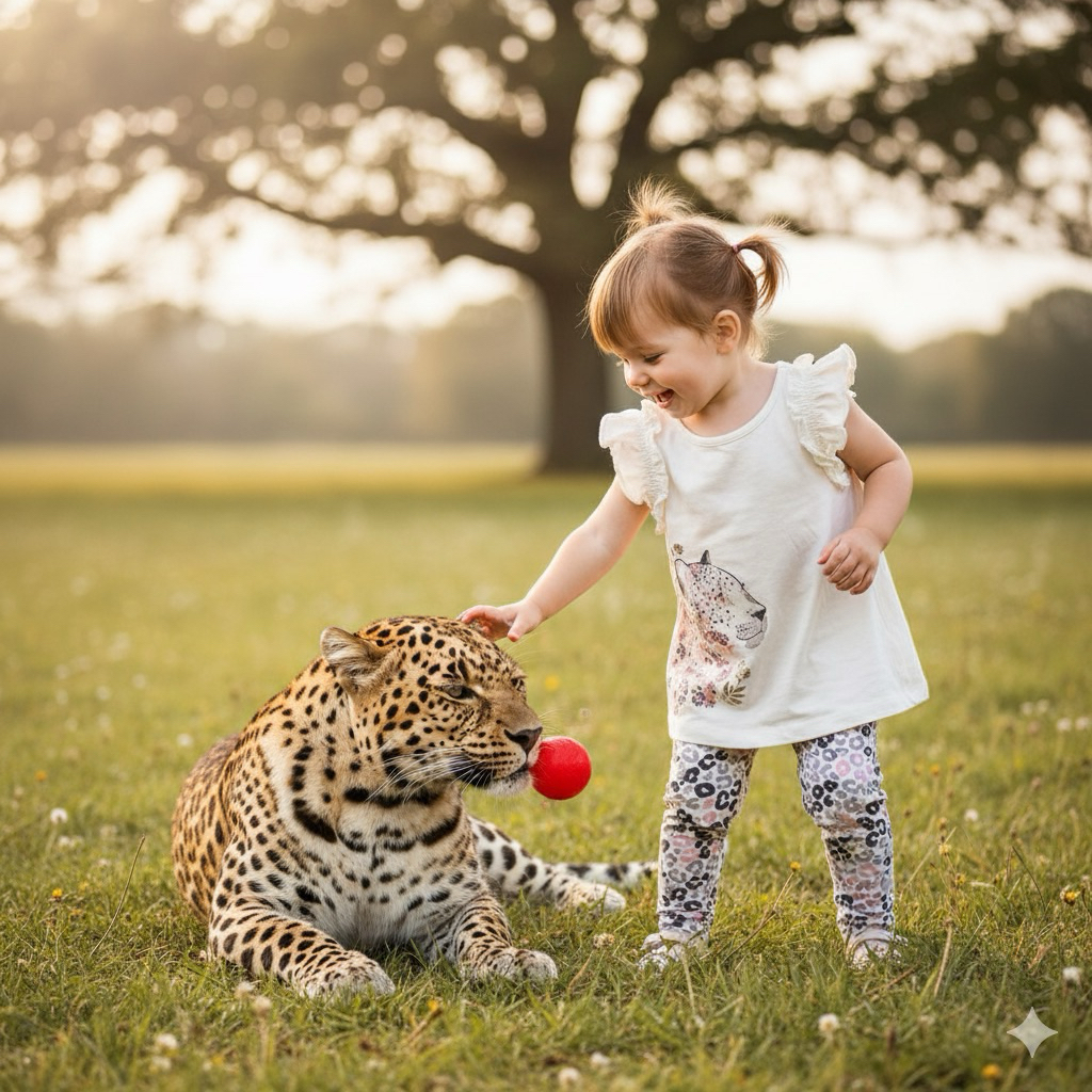 READY STOK Set Isaac Mizrahi Anak Perempuan Motif Bunga dan Leopard