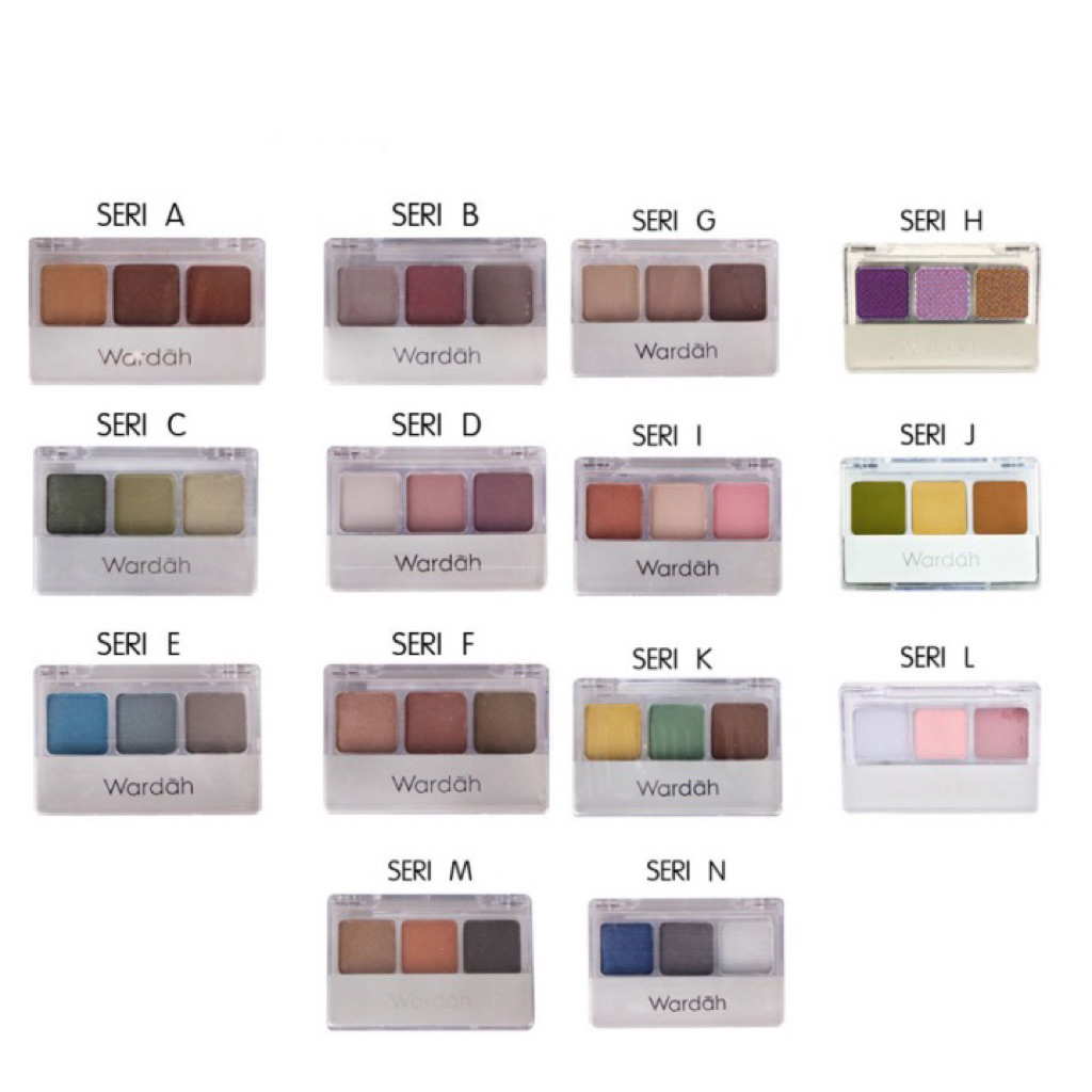 Wardah Eyeshadow Series 3.3 g