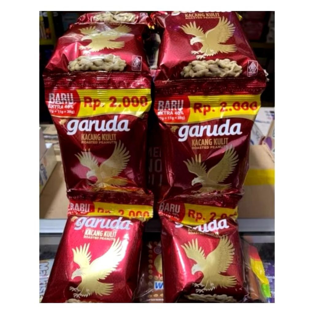 SATUAN Kacang Kulit Garuda 2000 Enak Renyah Renceng