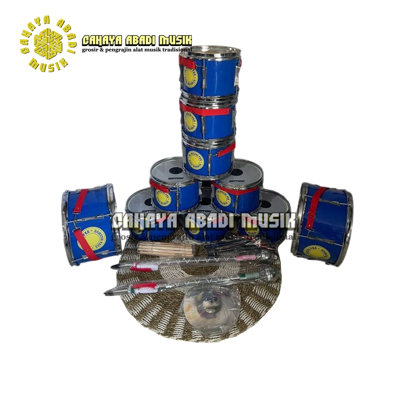 drumband marchingband SD 22 & 35 personil head mika lokal dan import  1 set lengkap fullset garansi 