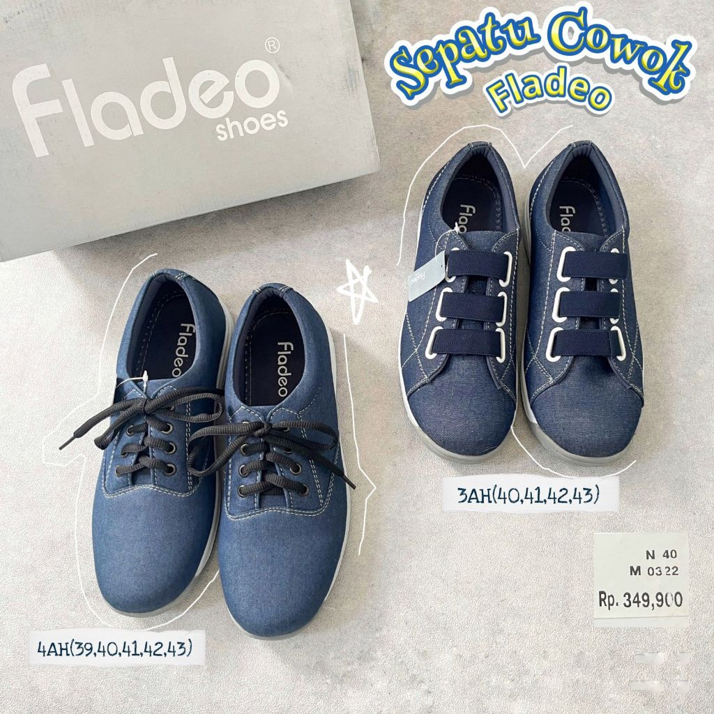 SEPATU COWOK FLADEO ORIGINAL