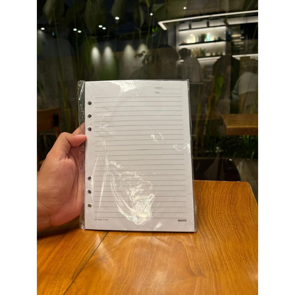 (HencyStore) ISI BINDER 6 LUBANG SIZE A5 LOOSE LEAF SIZE A5 6 LUBANG