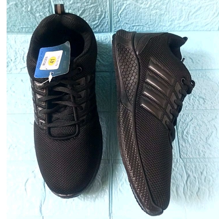 sepatu hitam polos full sepatu cowok sepatu sekolah anak SMP, SMA sepatu sekolah cewek cowok sepatu 