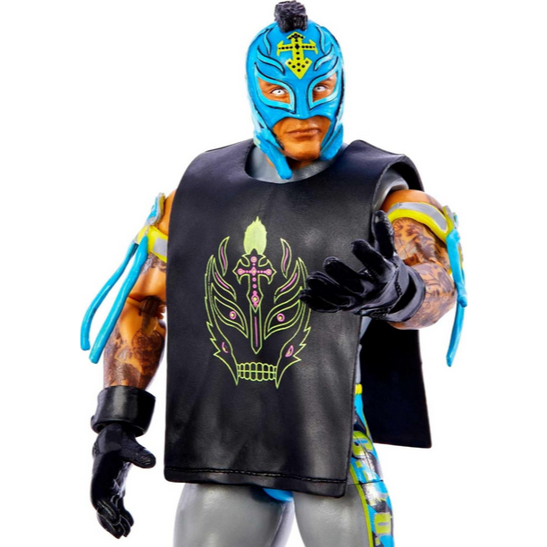 Mattel WWE Elite Collection Top Picks Action Figure & Accessories Set, Rey Mysterio 6-inch Collectib