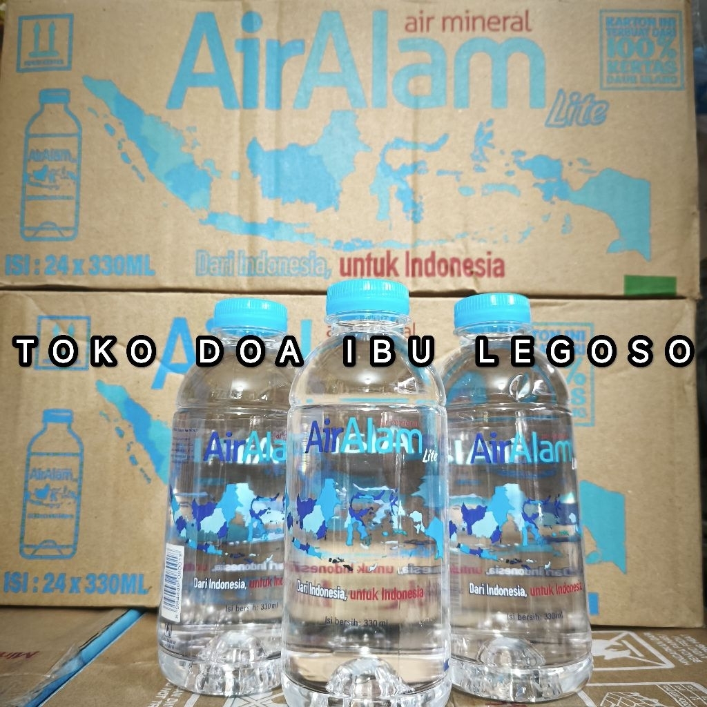 AIR ALAM ECO 330ML isi 24 botol/ AIR ALAM 330 /AIR ALAM /AIR MINERAL 330ML
