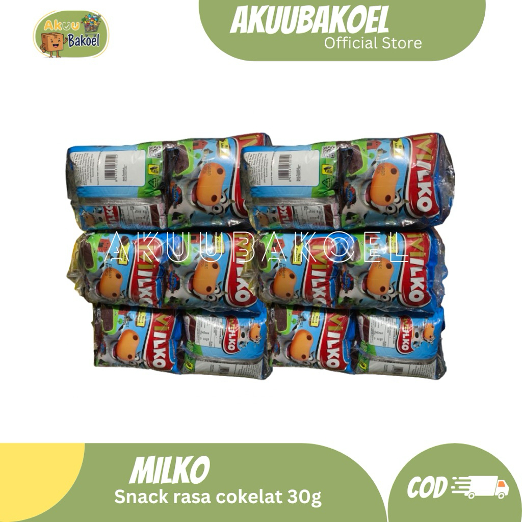 AE68- Milko snack rasa cokelat 30gx10pcs (pack)