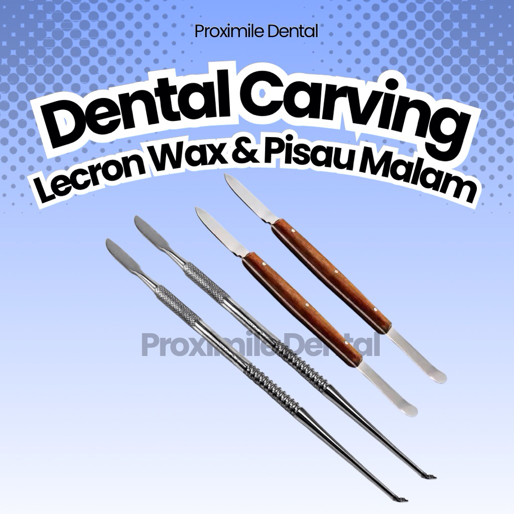 Dental Wax Knife/ Pisau Malam/ Lecron/ Carver untuk mahasiswa FKG