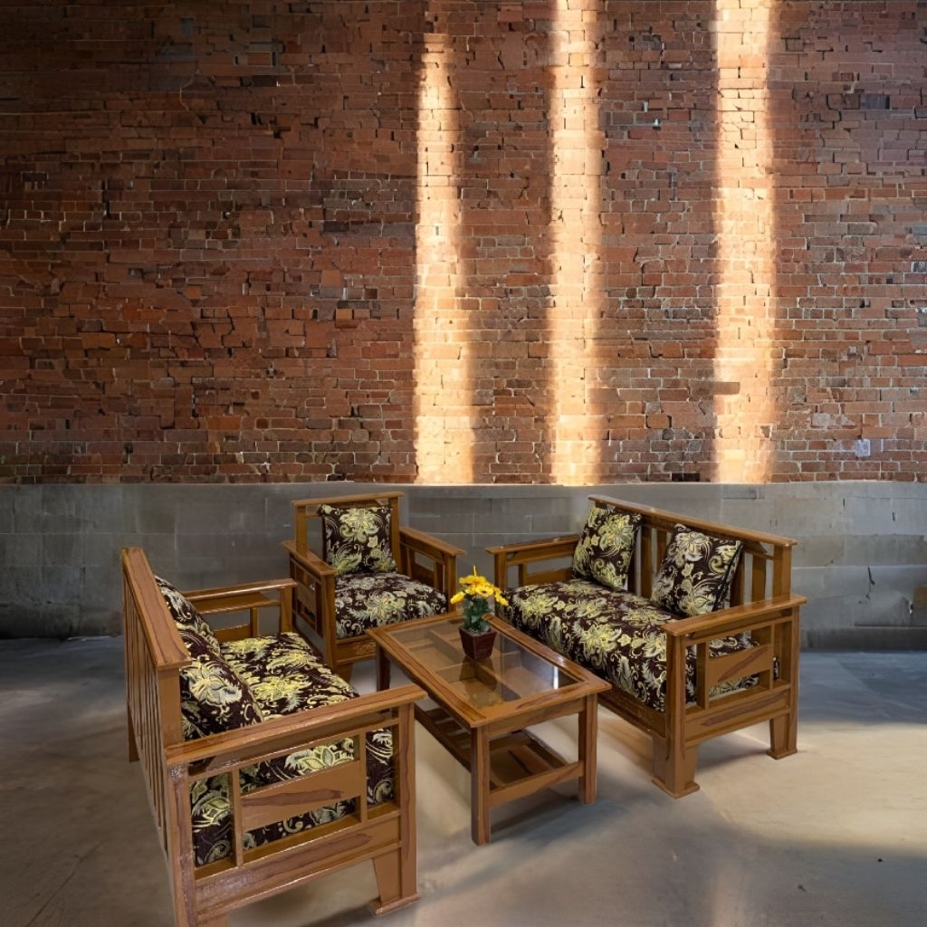 Sofa Kayu - Sofa Mahoni Sofa Tamu Sofa Kayu Sofa Minimalis Sofa Murah Terlaris Best Seller Ciayumaja