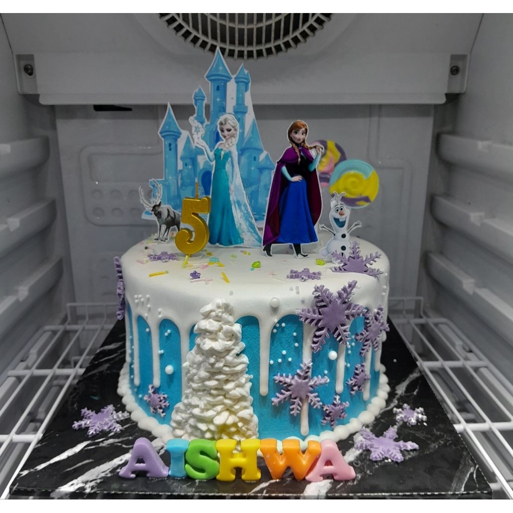 KUE ULANG TAHUN FROZEN ELSA/ KUE ULTAH FROZEN /CAKE FROZEN / CAKE BIRTHDAY FROZEN JAKARTA
