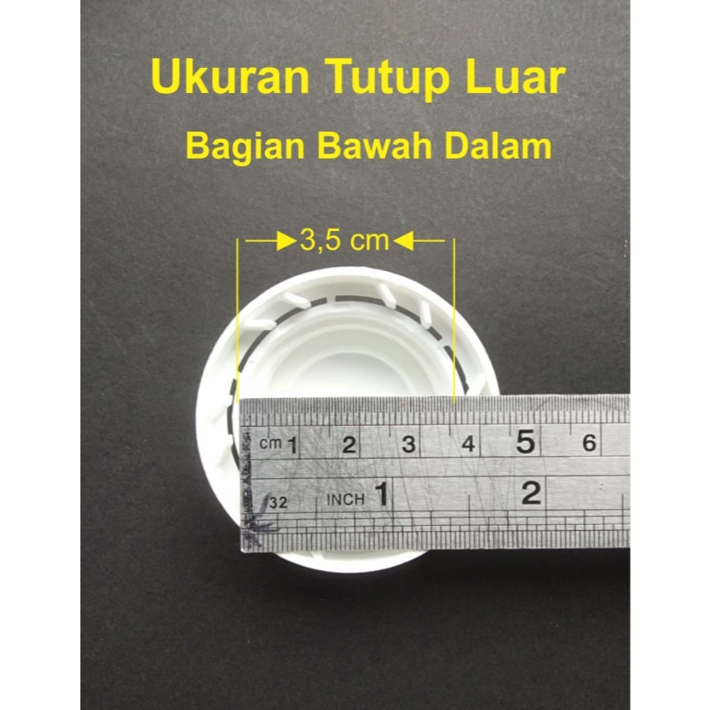 Tutup Jerigen 5 Liter Segel BARU Diameter 3,5 cm / Tutup Jerigen 5 Liter Kecil