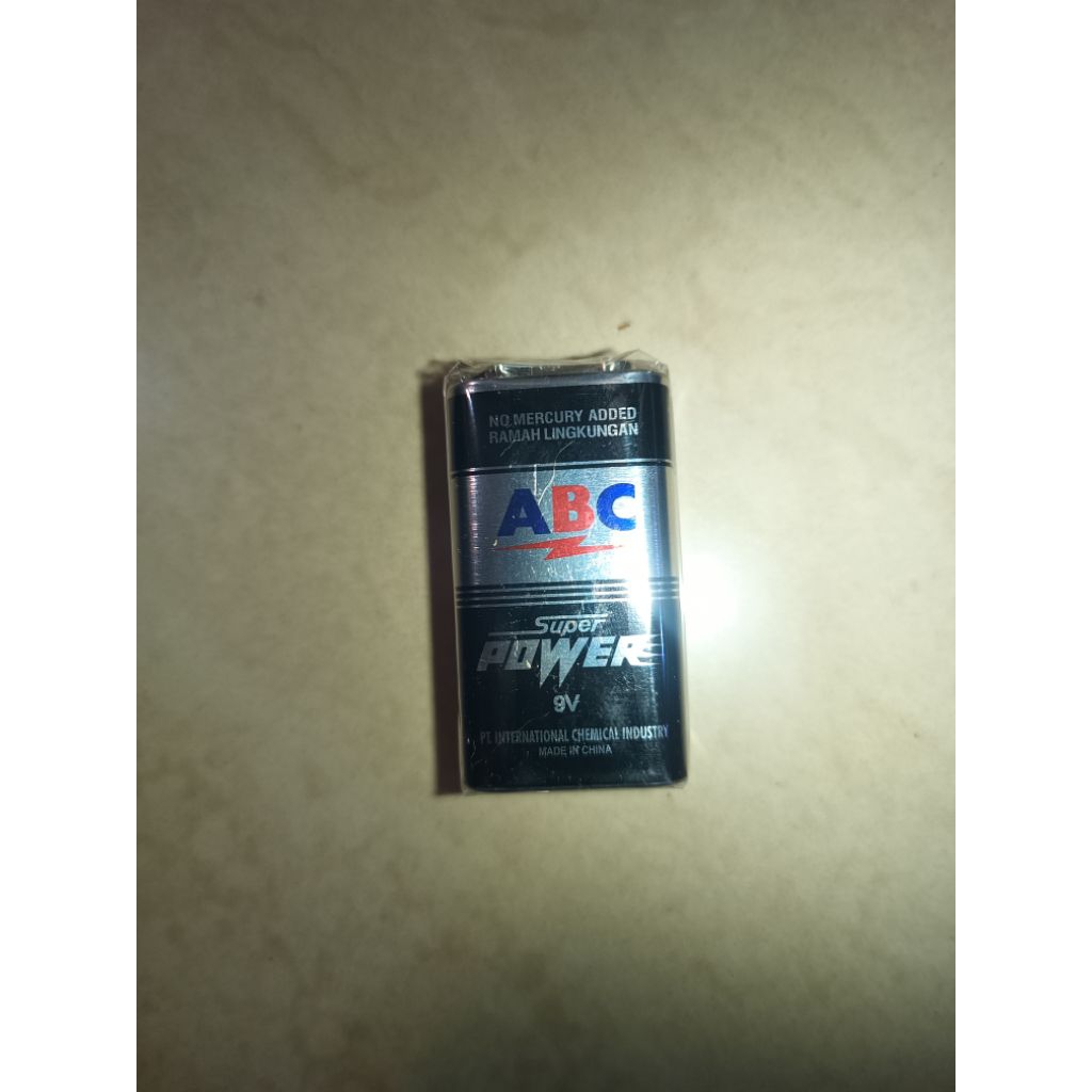 Baterai 9V ABC news untuk LAN Tester Kualitas Baik Awet