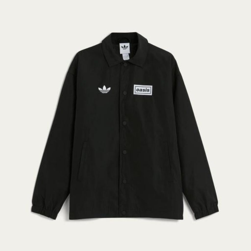 Adidas X Oasis Coach Jacket Black Tour 2025 100% Original