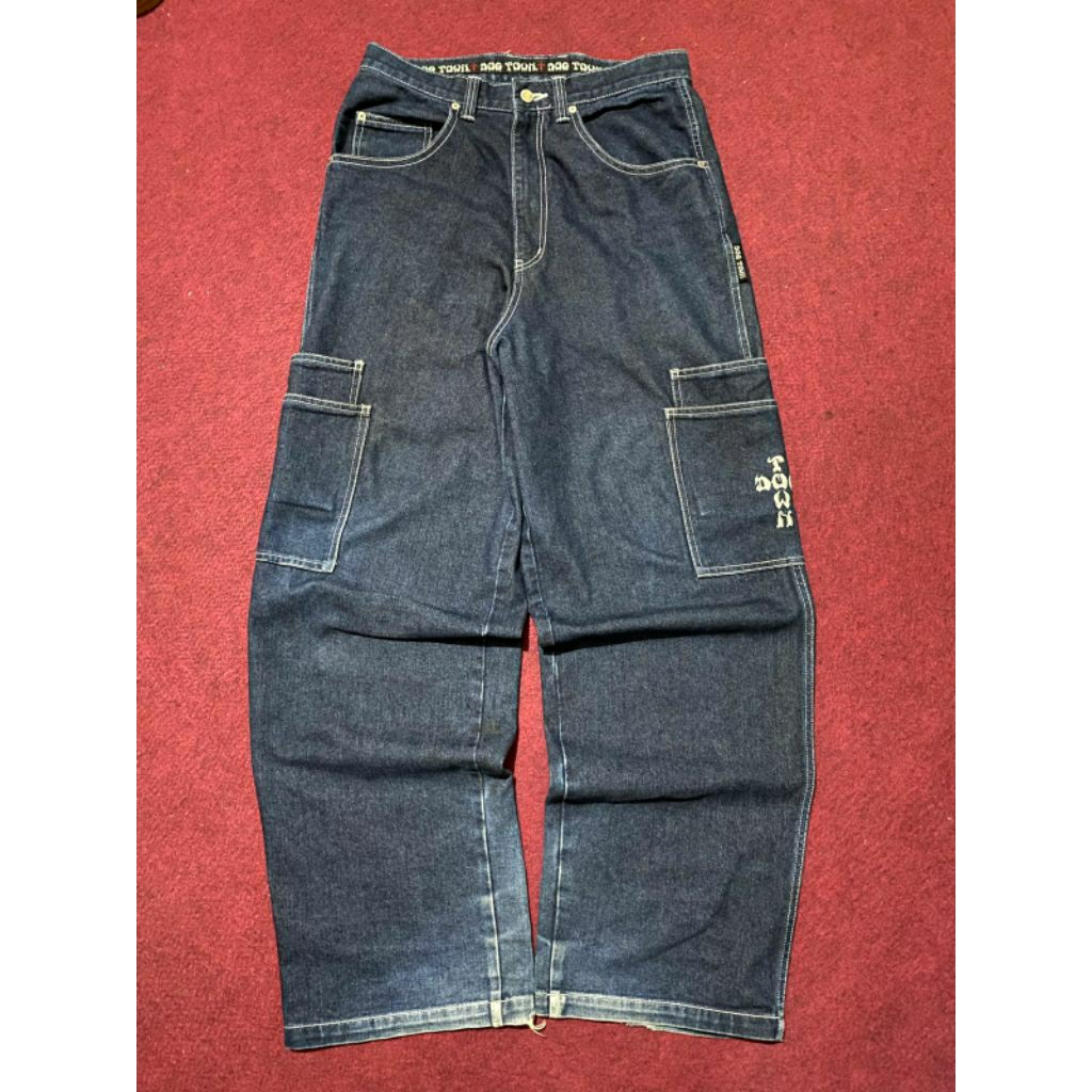 CARGO BAGGY DOGTOWN PANTS RARE ITEM NOT JNCO, EVISU, ECKO, FUBU, SHOK,
