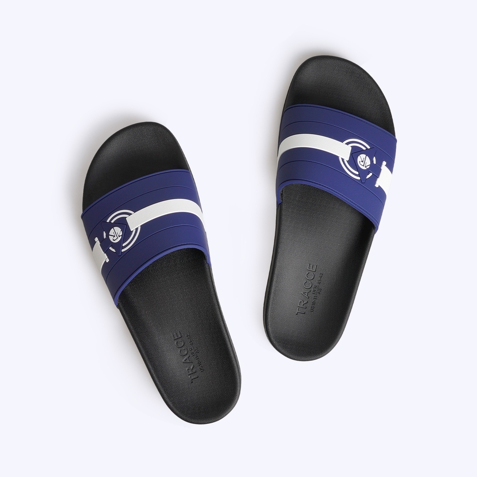 Everbest TRACCE SILVAN SAndal Plat Pria Black & Navy
