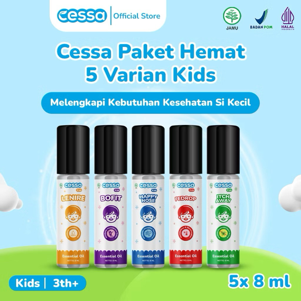 Cessa Natural Khusus untuk Usia 3 tahun + || Cessa Fedrop, Cessa Happy Nose, Cessa Lenire, Cessa Itc