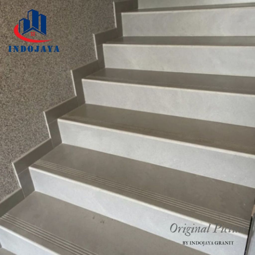 granit tangga anti selip 30x80 30x90 30x100 keramik tangga stepnosing abu abu doff list