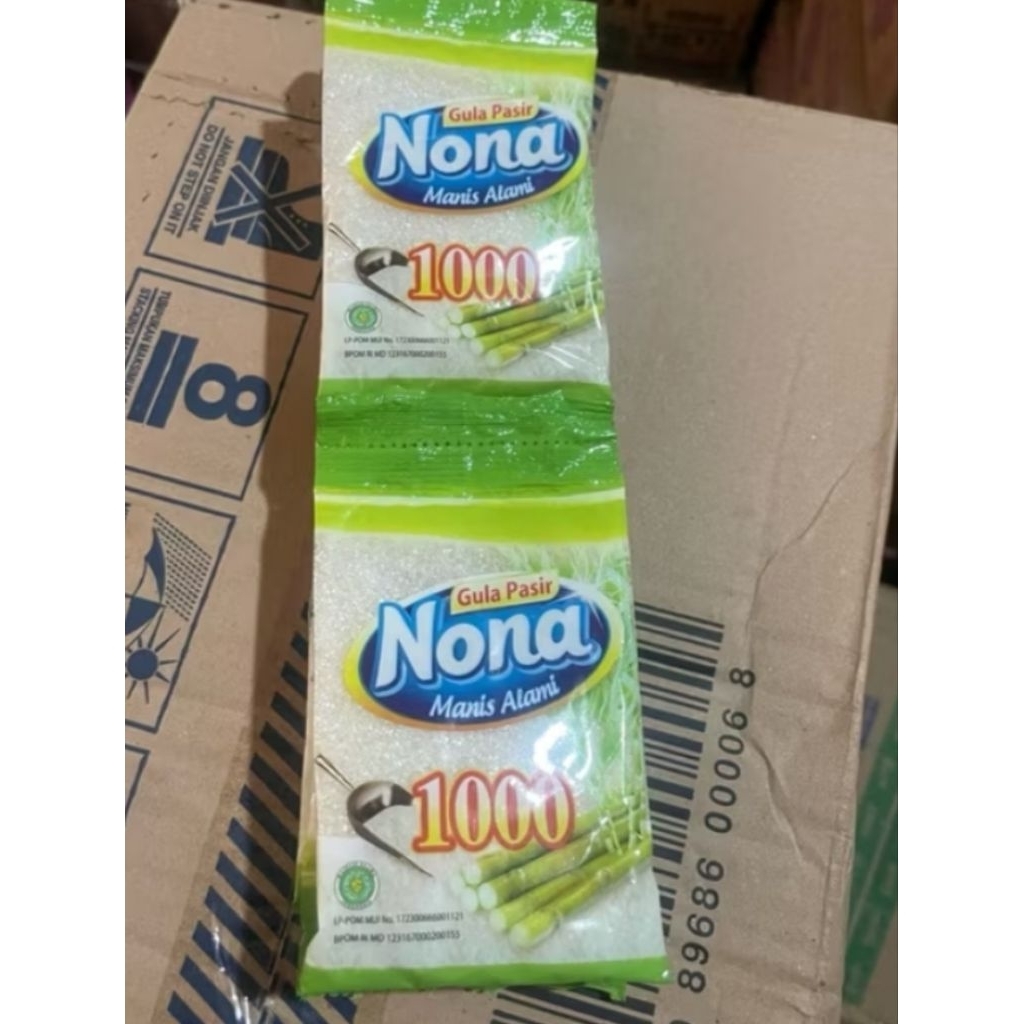 Gula Pasir Nona Renceng 1000 - 40 gr / 10 Sachet