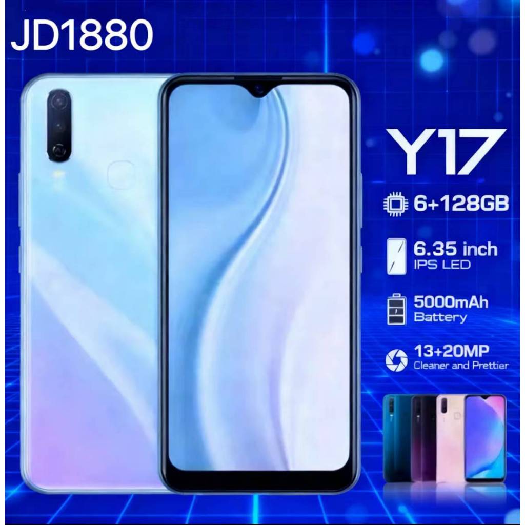 VIVO Y17 RAM 8/256GB 4G VIVO Y93 RAM 6/128GB LET 6.35 inches Dual SIM 20MP+13MP garansi