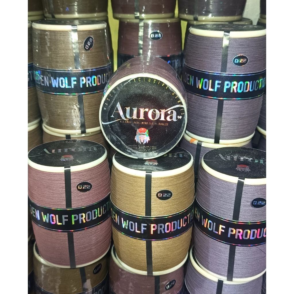 PROMO GELASAN 020 MOLOR N66 BOBIN HIJAU AURORA  6000 Yard RACIKAN TOURNAMENT FOR BONUS TAS LAYANGAN 
