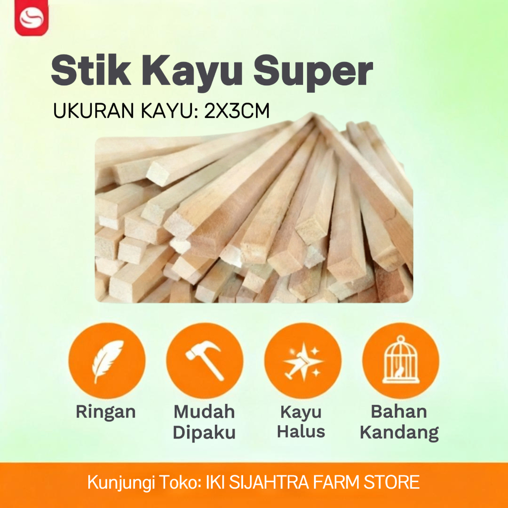 Kayu reng ukuran 2x3