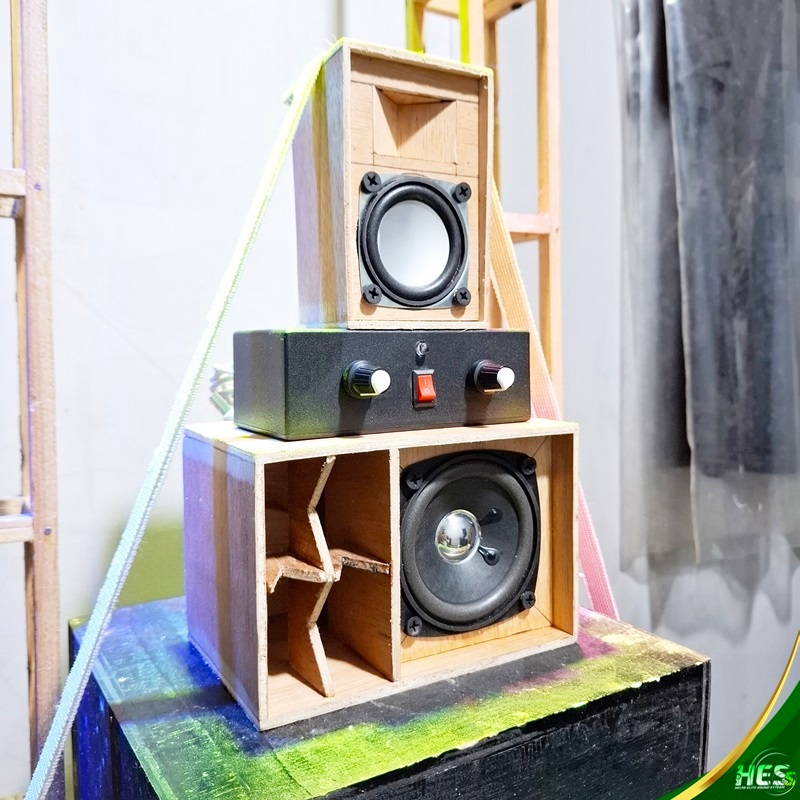 Miniatur sound horeg box cbs nogosari 3" full set siap checksound tinggal bunyi