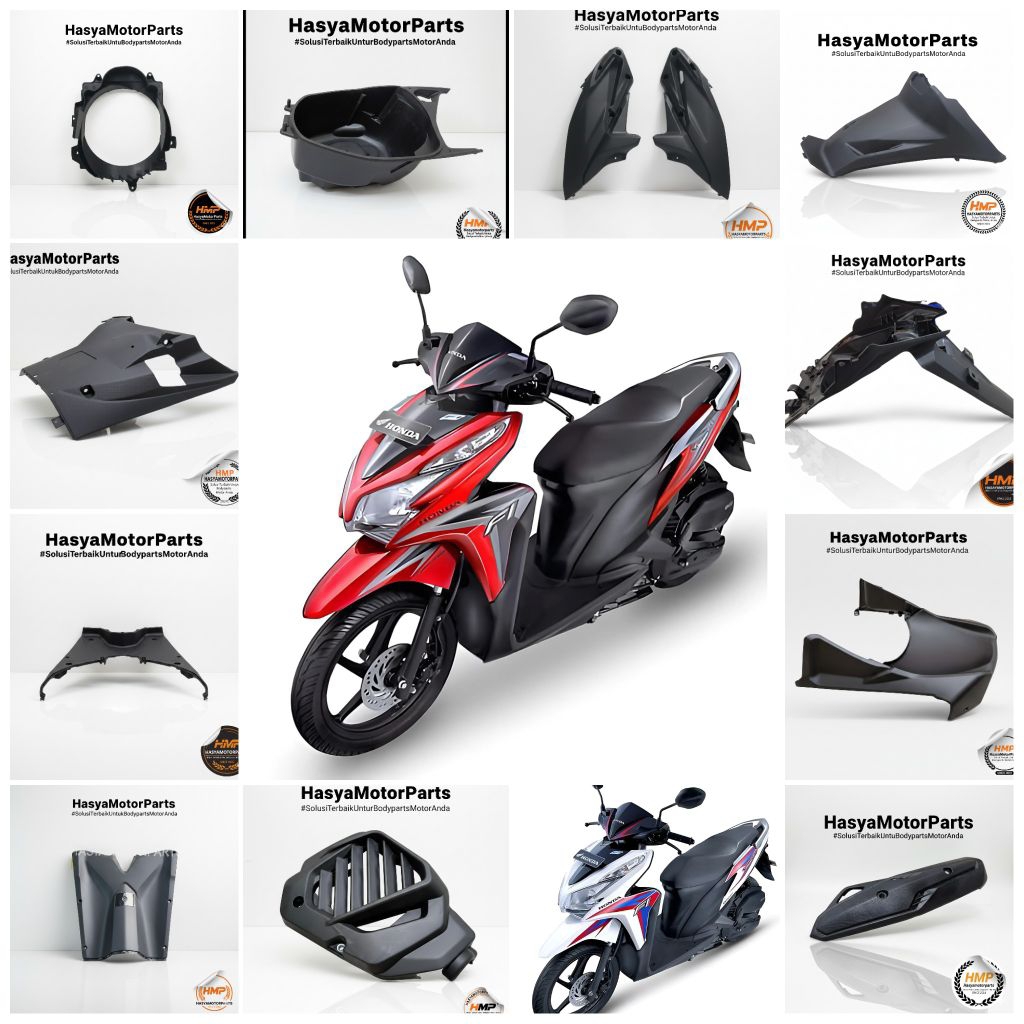 Paket Full Body Kasar Vario Techno 125 Old Lama Kzr 2013-2015 Kualitas Original Presisi Win Vr
