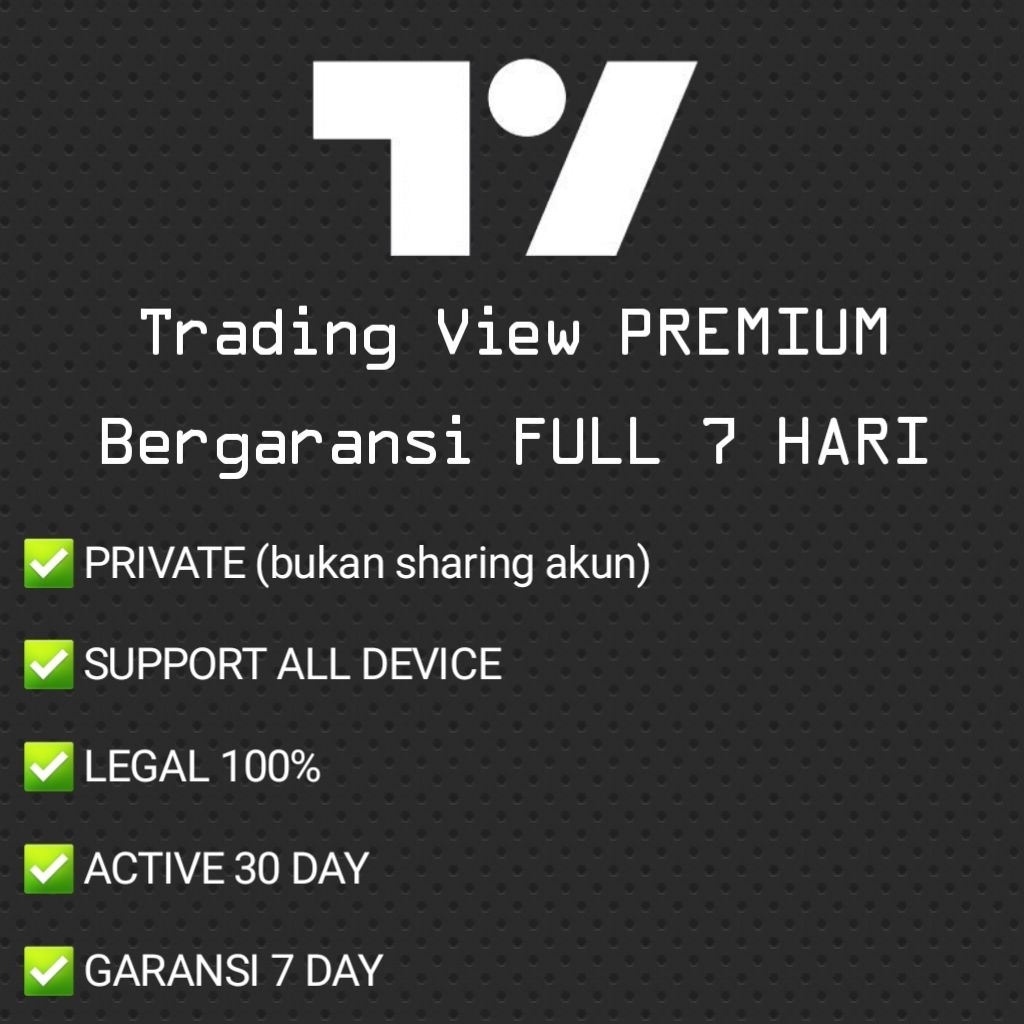 TRADINGVIEW 1 BULAN PREMIUM TERMURAH BERGARANSI