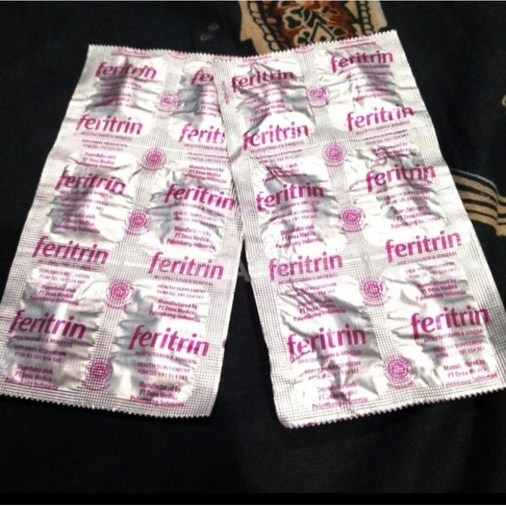 feritrin strip 6 tablet multivitamin