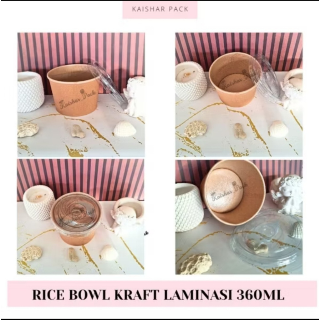 KAISHARBJB - RICEBOWL / RICE BOWL / PAPER BOWL / RICEBOX / RICE BOX / PAPER BOX PERPACK