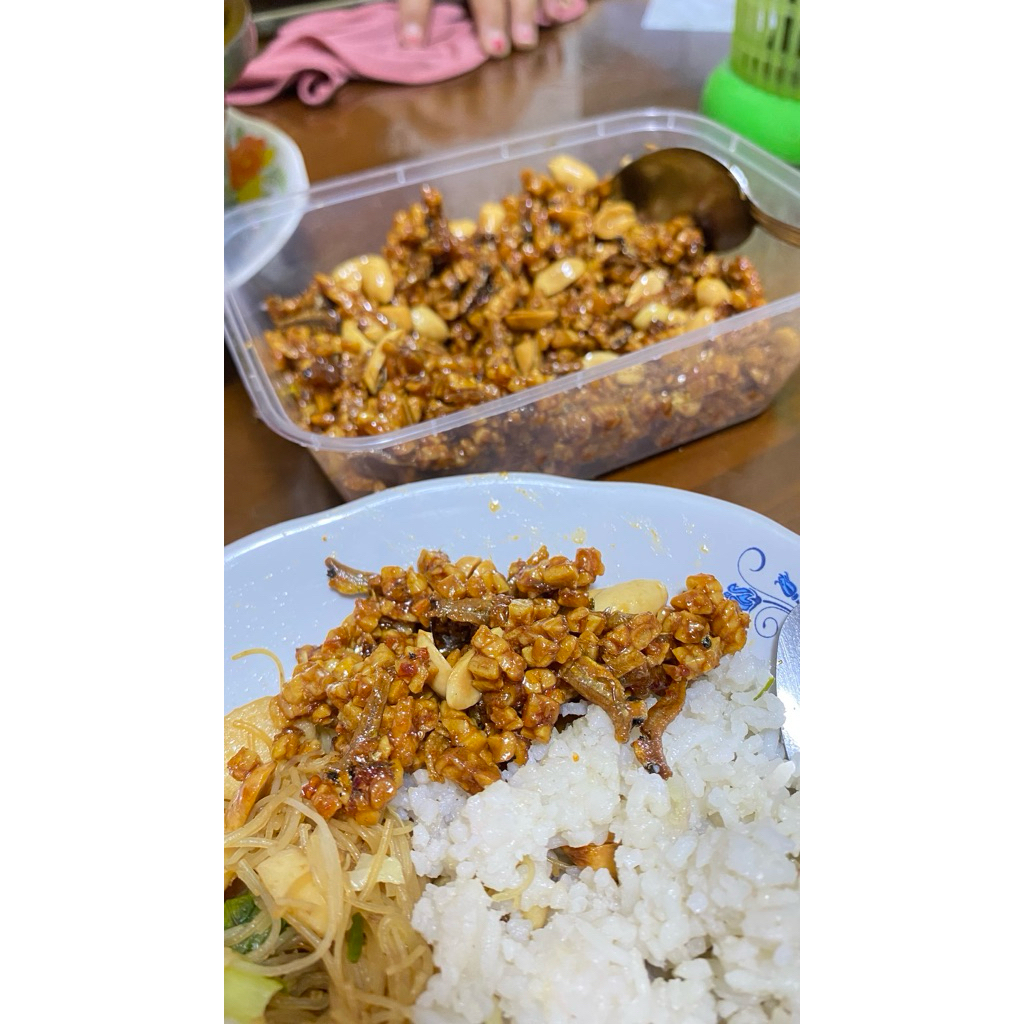Sambal Kering Tempe Teri Kacang