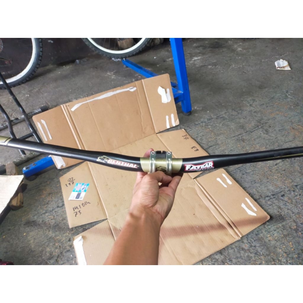 Hadle Bar dan Stem Renthal C31.8 Stang Renthal Sepeda MTB