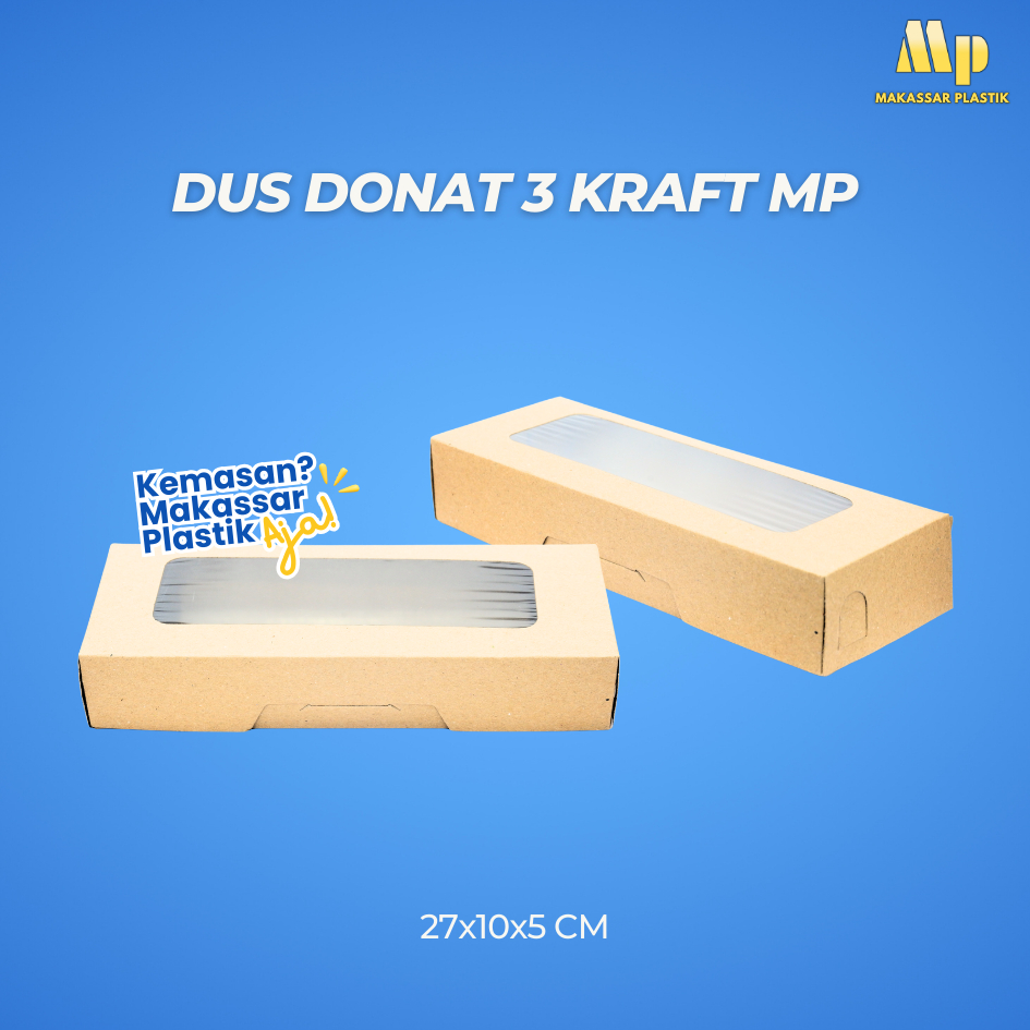 DUS DONAT 3 KRAFT MP / DOS DONAT ISI 3 / BOX DONAT ISI 3 @25 LBR