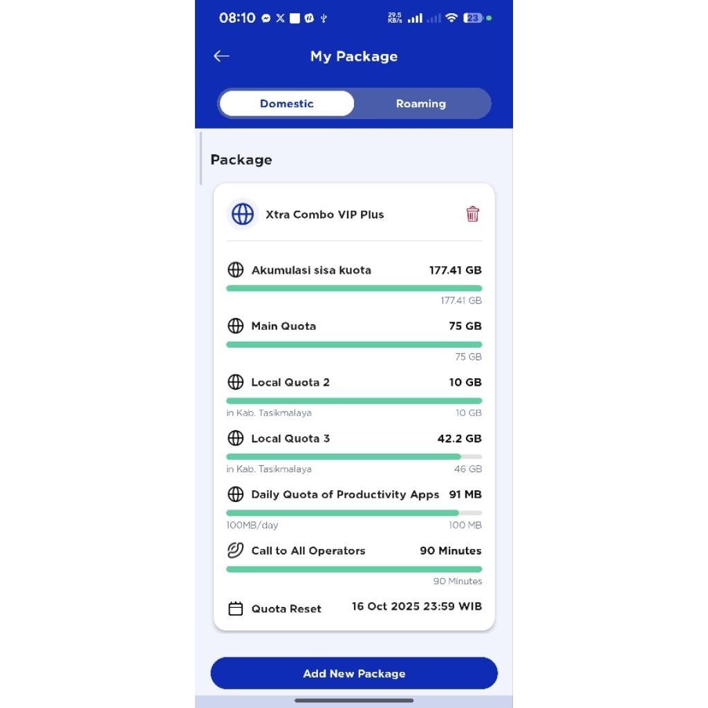 Kartu XL XC VIP Plus Disc 90%