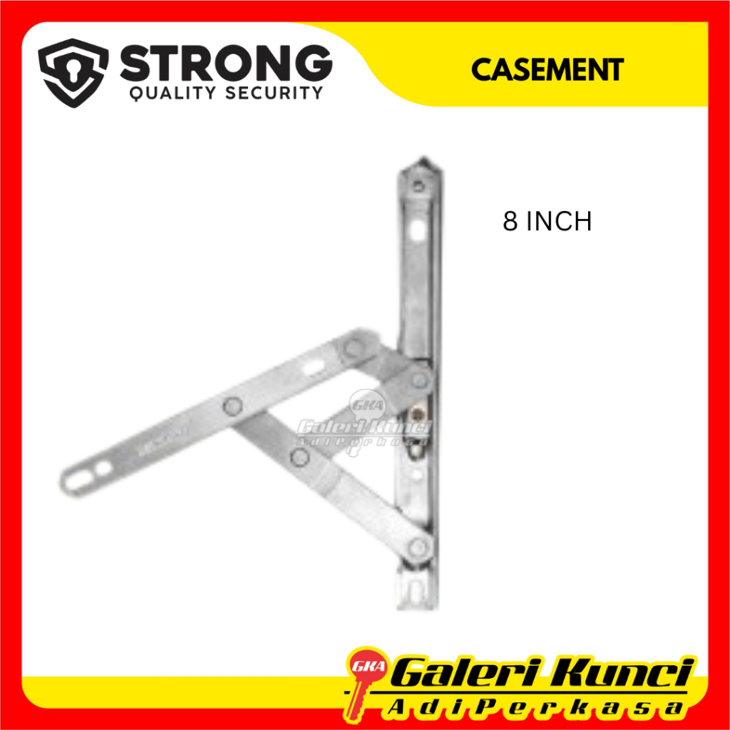 Engsel Casement STRONG 430 8 Inch Engsel Jendela Aluminium