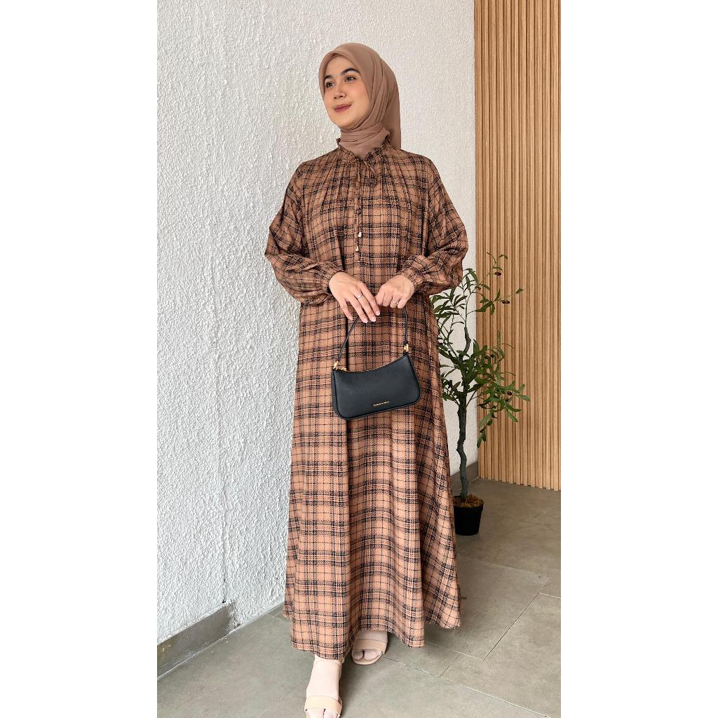 GAMIS RAYON SILKY / BAJU WANITA MUSLIM/ WARNA DIABI ADIBA/ GROSIR TANAH ABANG