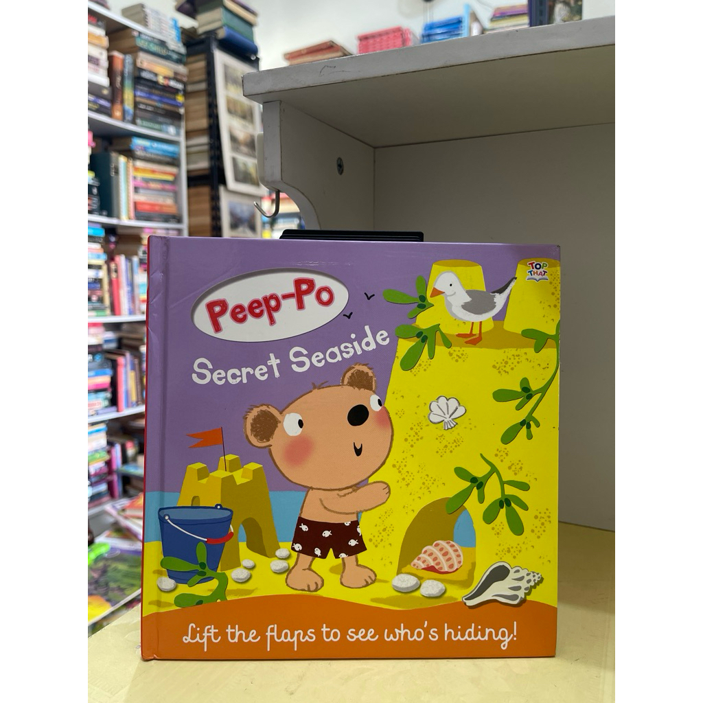 BUKU PEEP PO SECRET SEASIDE LIFT THE FLAPS TO SEE WHOS HIDING