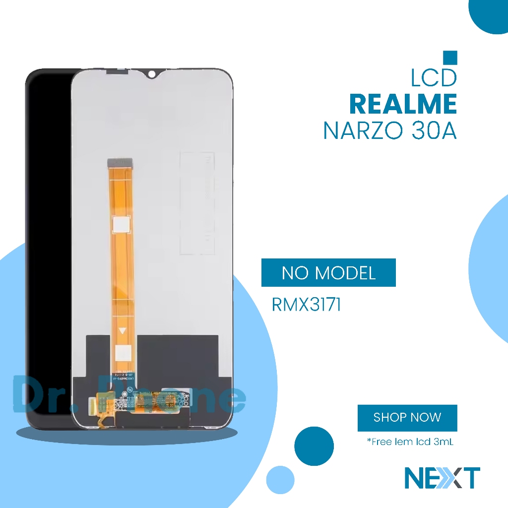 LCD Realme Narzo 30A - Fullset Touchscreen