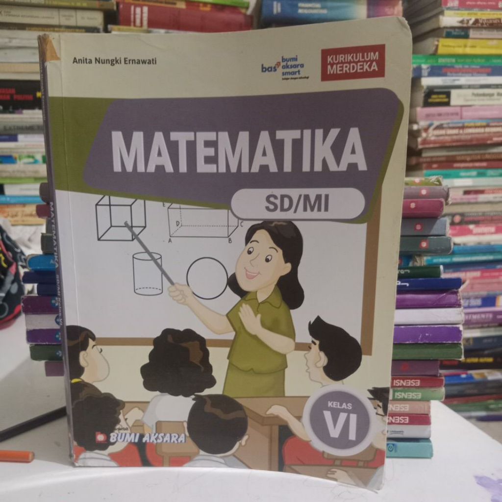 buku Matematika SD kelas 6 penerbit bumi aksara