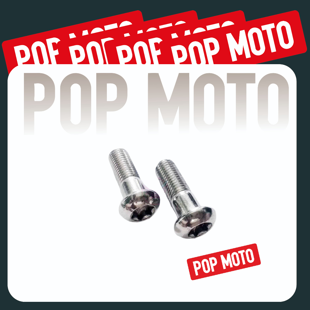 Baut Cakram L Bintang 10 x 30 Baut Cakram / Baut Disc / Baut Piringan /  Baut Disk / Baut Piringan