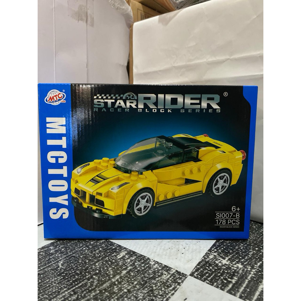 Lego Mobil Balap MTCTOYS Star Rider-Mainan Edukatif Anak Laki-laki