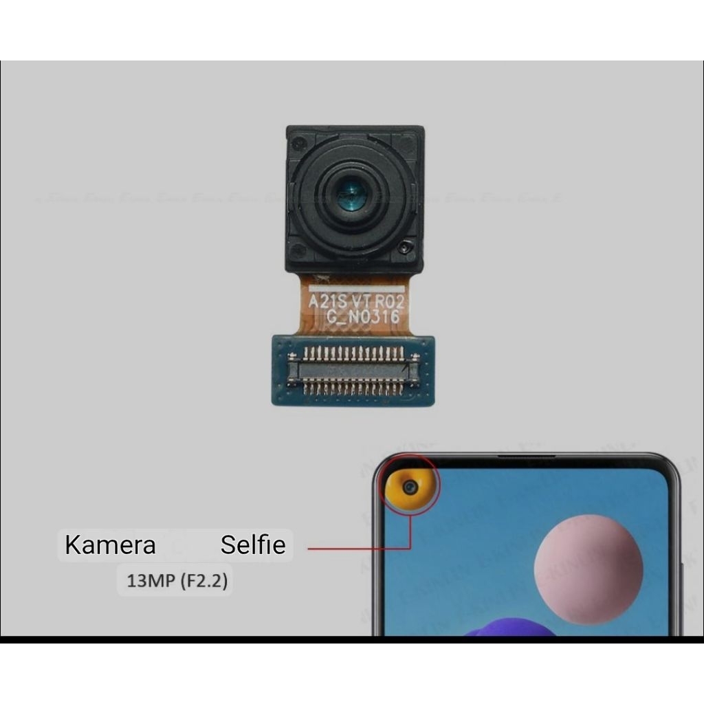 Kamera depan kamera selfie kamera small Samsung Galaxy A21S SM-A217F Original