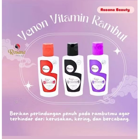 VENON 2in1 Serum + Vitamin Rambut / Venom Vitamin Rambut 30ML