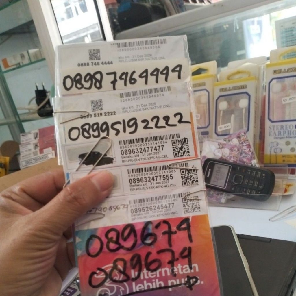 Perdana Cantik Tri dan telkomsel 5758