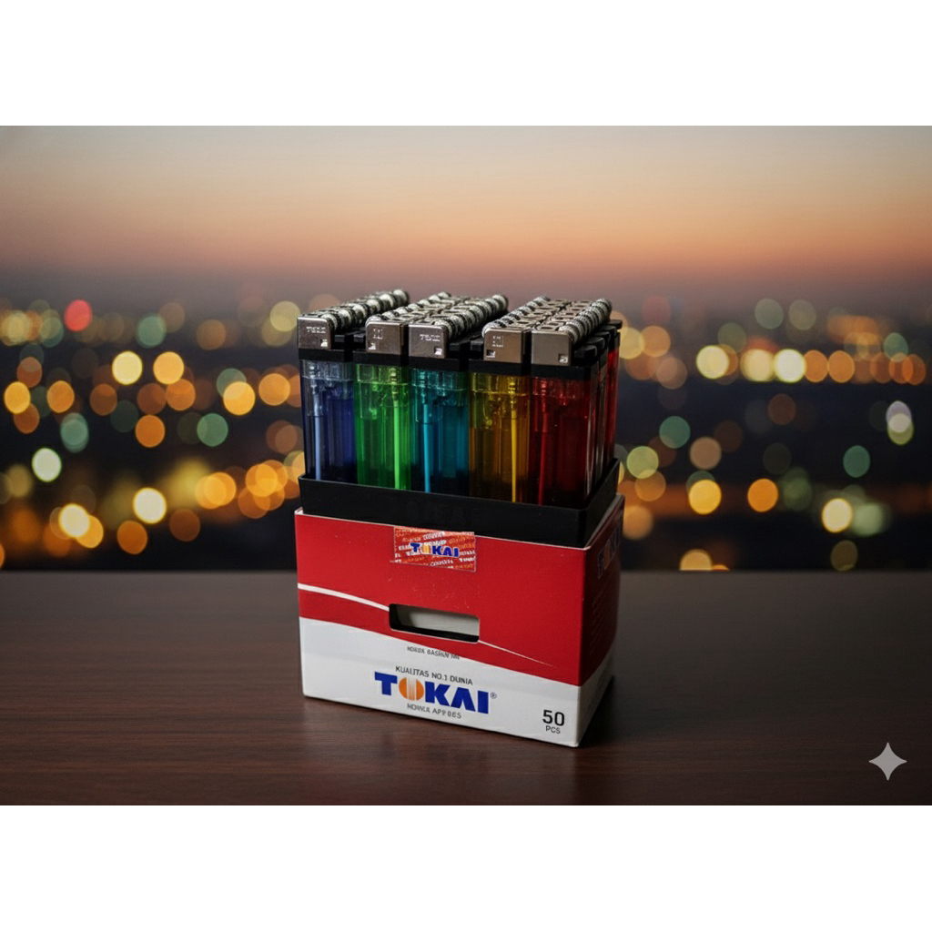 KOREK API GAS MERK TOKAI / 100% ORIGINAL TOKAI / 1 PACK ISI 50