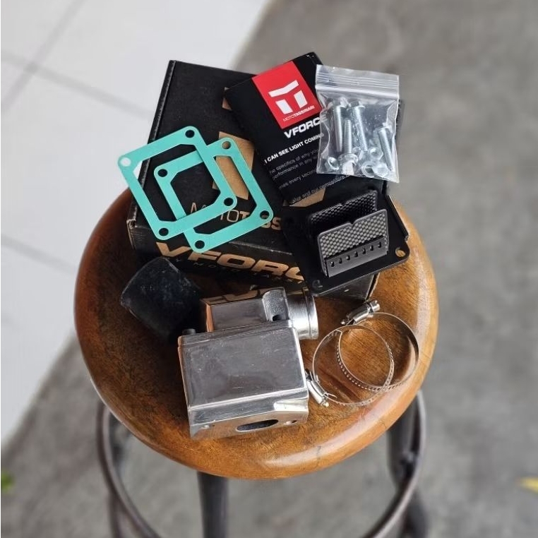 Manipol Intake Karburator Vespa Px Excel Super Sprint Strada Set Membran Vforce Karbon