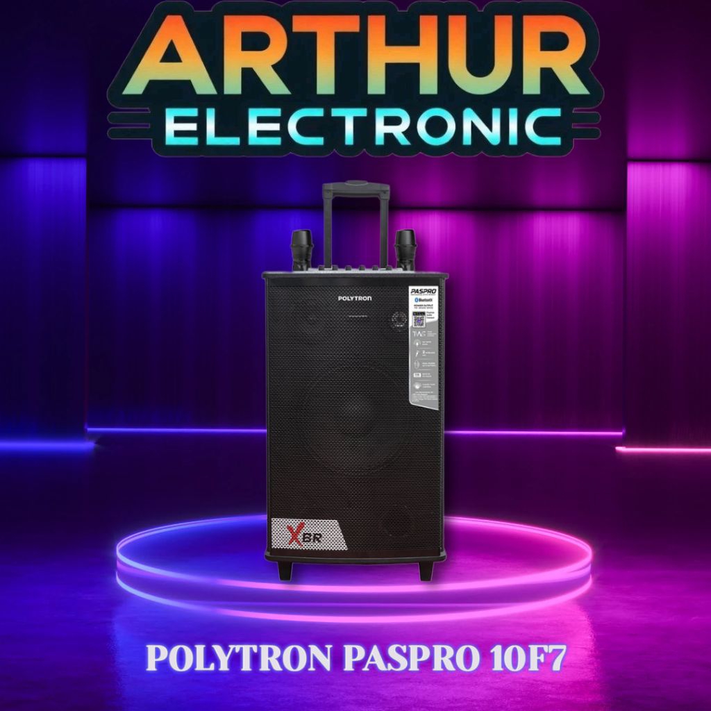 POLYTRON PASPRO 10F7 / PASPRO10F7 SPEAKER BLUETOOTH KARAOKE