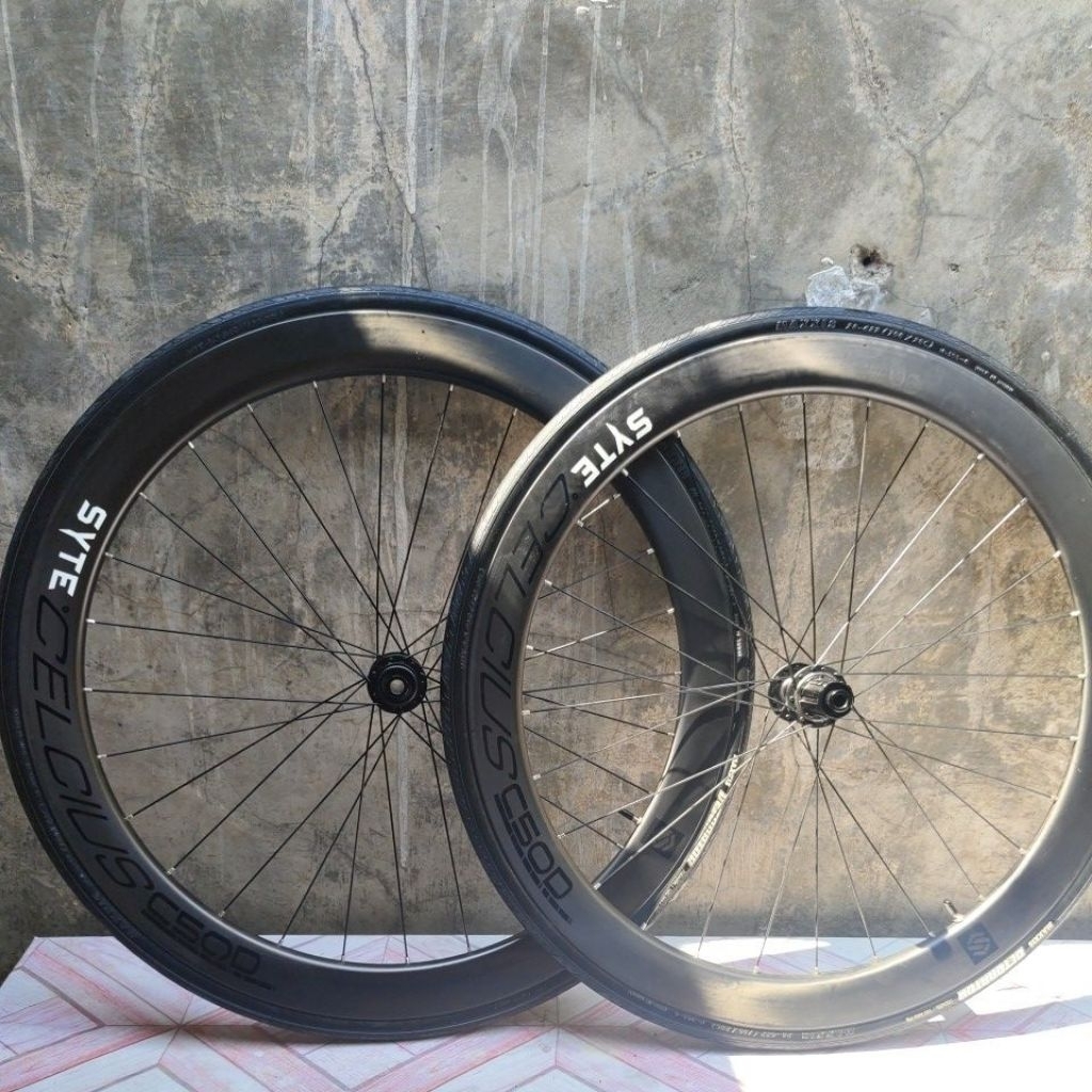 Wheelset SYTE CELCIUS Carbon Double Wall, HFH STRUMMER HR-380 CL GEN 2