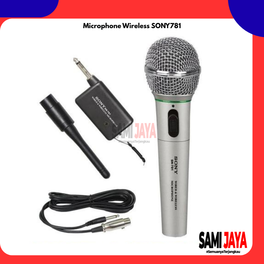 Microphone Wireless SONY781